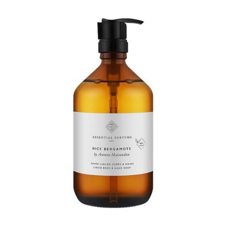 Парфюмированное жидкое мыло для рук и тела Essential Parfums Nice Bergamote Body and Hand Soap унисекс, 500 мл