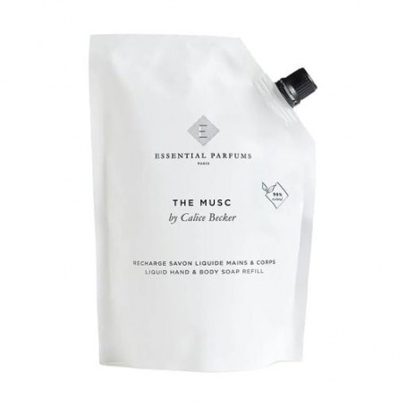Парфюмированное жидкое мыло для рук и тела Essential Parfums The Musc Body and Hand Soap унисекс, 500 мл (дойпак)