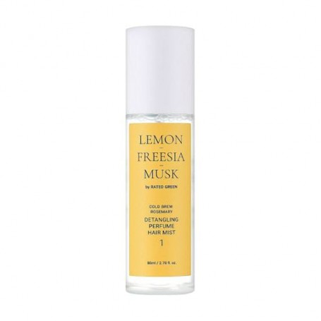 Парфюмированный мист для волос Rated Green Lemon Freesia Musk Cold Brew Rosemary Detangling Perfume Hair Mist 1, 80 мл