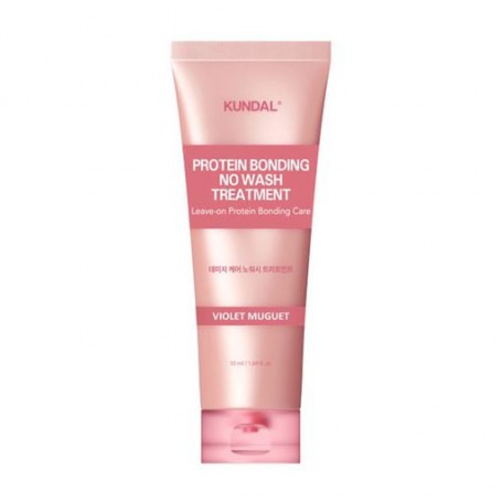 Несмываемое средство для волос Kundal Protein Bonding Wash Treatment Violet Muguet, 50 мл