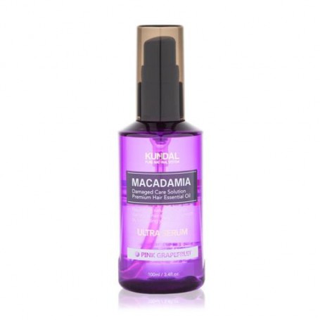 Сыворотка-масло для волос Kundal Macadamia Ultra Pink Grapefruit Розовый грейпфрут, 100 мл