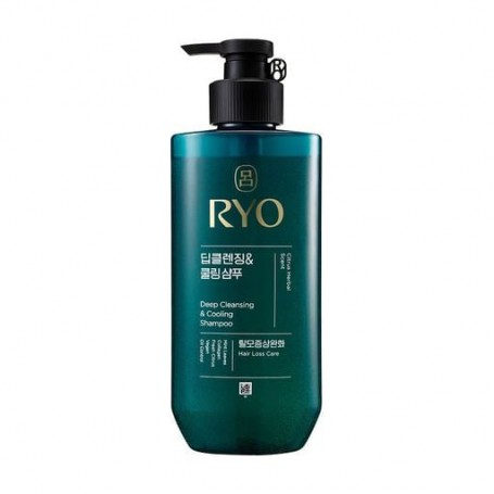 Очищающий шампунь Ryo Cheongah Deep Cleansing & Cooling Shampoo для жирной кожи головы, 480 мл