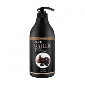 Шампунь-кондиционер для волос Juno Gawol Premium Black Garlic Hair Shampoo & Conditioner с экстрактом черного чеснока, 750 мл
