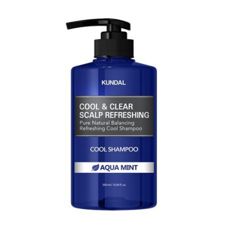 Шампунь для волос Kundal Cool & Clear Scalp Refreshing Shampoo Aqua Mint, 500 мл
