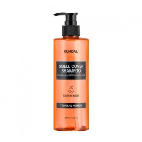 Шампунь для подростков Kundal Smell Cover Shampoo, Tropical Mango против жирности волос, 400 мл