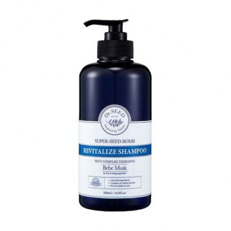 Шампунь для волос Dr. Seed Super-Seed Bomb Revitalize Shampoo Bebe Musk, 500 мл