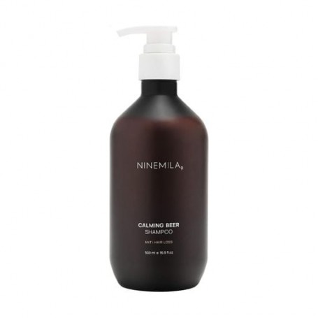 Шампунь для волос Ninemila 9 Calming Beer Anti Hair Loss Shampoo, 500 мл