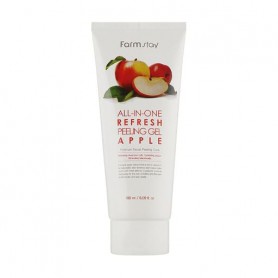 Осветляющий пилинг-гель для лица FarmStay Whitening Peeling Gel Cream Apple с экстрактом яблока, 180 мл