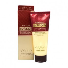 Пилинг-гель для лица 3W Clinic Collagen Crystal Peeling Gel с коллагеном, 180 мл