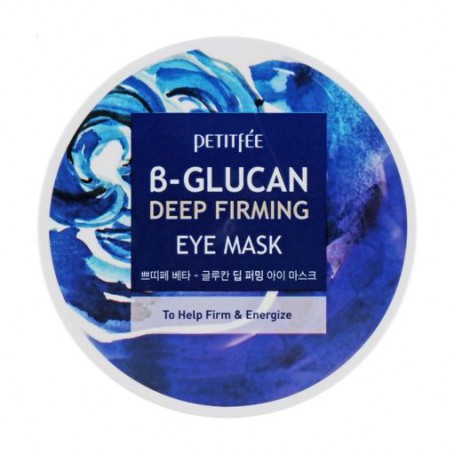 Укрепляющие патчи для кожи вокруг глаз Petitfee & Koelf B-Glucan Deep Firming Eye Mask с бета-глюканом, 60 шт