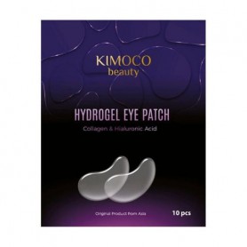 Гидрогелевые патчи для кожи вокруг глаз Kimoco Beauty Hydrogel Eye Patch Collagen & Hyaluronic Acid с коллагеном и гиалуроновой 