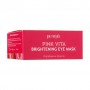 Осветляющие патчи для кожи вокруг глаз Petitfee & Koelf Pink Vita Brightening Eye Mask с эссенцией дамасской розы, 60 шт