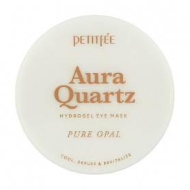 Гидрогелевые патчи для кожи вокруг глаз Petitfee & Koelf Aura Quartz Hydrogel Eye Mask Pure Opal, 40 шт