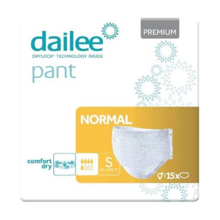 Подгузники-трусы для взрослых Dailee Pant Premium Normal размер S (60-100 см), 14 шт