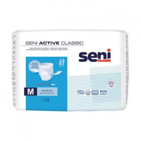 Подгузники-трусы для взрослых Seni Active Classic размер Medium, 10 шт