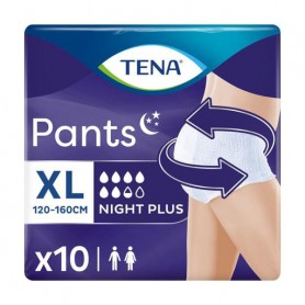 Урологические трусы-подгузники для взрослых TENA Pants Plus Night, размер XL, 10 шт