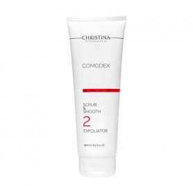 Выравнивающий скраб-эксфолиатор для лица Christina Comodex Scrub & Smooth Exfoliator шаг 2, 250 мл