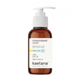 Гликолевый пилинг для лица Kaetana Peeling кислотность 30% рН 1.8, от акне и пост акне, гиперпигментации, фотостарения, 150 мл