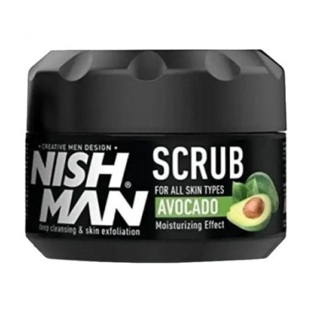 Мужской скраб для лица Nishman Avocado Face Scrub, 300 мл