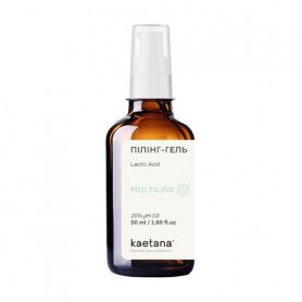 Химический пилинг для лица Kaetana Multiline молочный, с кислотностью 20% рН 3.0, 50 мл