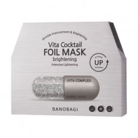 Фольгированная тканевая маска для лица Banobagi Vita Cocktail Foil Mask Brightening, 10*30 г