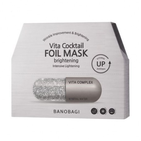 Фольгированная тканевая маска для лица Banobagi Vita Cocktail Foil Mask Brightening, 10*30 г