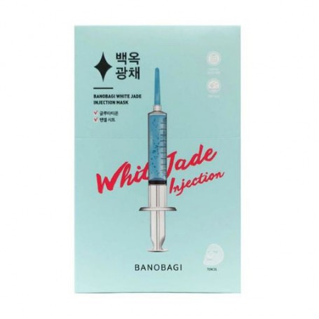 Осветляющая тканевая маска для лица Banobagi White Jade Injection Mask, 10*25 г