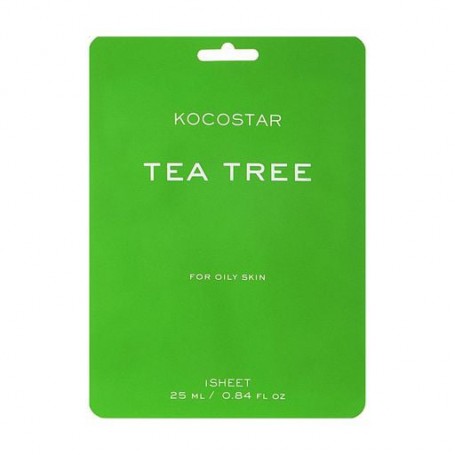 Тканевая маска для лица Kocostar Tea Tree Mask с чайным деревом, 25 мл