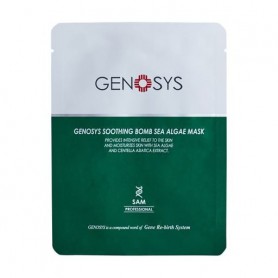 Успокаивающая маска для лица Genosys Soothing Bomb Sea Alage Mask Kit с морскими водорослями, 25 г