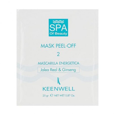 Энергетическая спа-маска для лица Keenwell SPA of Beauty-Mask Peel-Off 2, 12*25 г