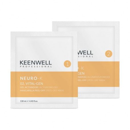 Восстановительная липосомальная альгинатная маска для лица Keenwell Neuro-K Vital-Gen 02, 130 мл + 15 г