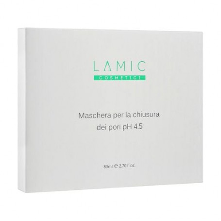 Маска для закрытия пор лица Lamic Cosmetici Maschera La Chiusura Dei Pori Ph 4.5, 4*20 мл