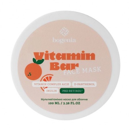 Мультивитаминная маска для лица Bogenia Vitamin Bar Face Mask, 100 мл