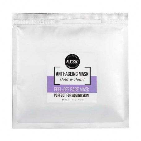 Альгинатная маска для лица Alesso Professionnel Anti-Ageing Mask Gold & Pearl омолаживающая, 25 г
