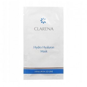 Увлажняющая маска Clarena Hydro Hyaluron Mask для сухой кожи лица, 5 мл (саше)