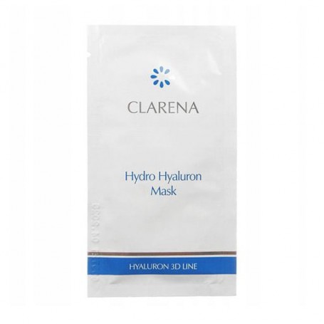 Увлажняющая маска Clarena Hydro Hyaluron Mask для сухой кожи лица, 5 мл (саше)