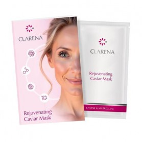 Кремообразная маска Clarena Caviar & Matrix Line Rejuvenang Caviar Mask для зрелой кожи лица, с икрой, 5 мл