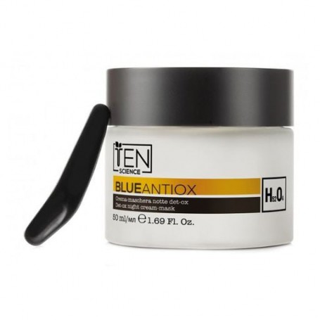Антиоксидантная ночная крем-маска для лица Ten Science Blue Antiox Det-ox Antiox Night Cream-Mask, 50 мл