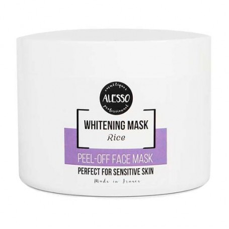 Альгинатная маска для лица Alesso Professionnel Whitening Mask Rice с рисом, осветляющая, 200 г