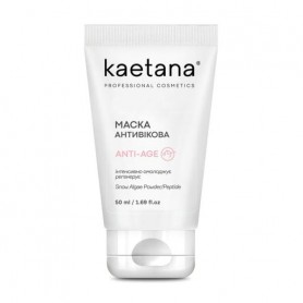 Антивозрастная маска для лица Kaetana Anti-Age, с пептидами и фитостеролами, экстрактом снежных водорослей, ретинолом, 50 мл