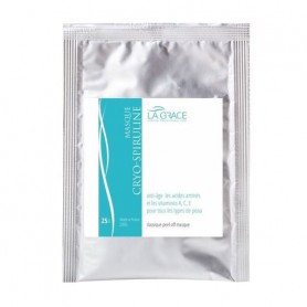 Альгинатная маска для лица La Grace Крио-спирулина Омоложение и лифтинг, с эффектом охлаждения, 25 г