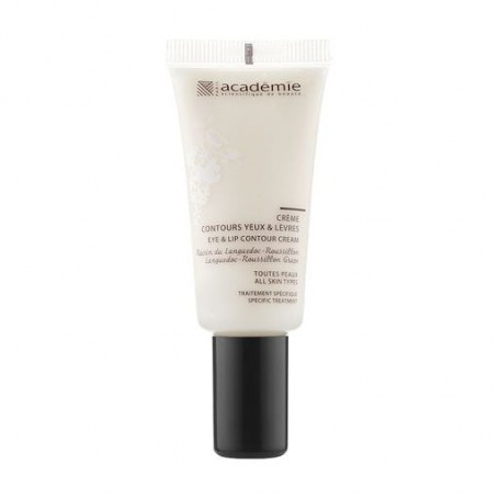 Крем-уход для кожи вокруг глаз и губ Academie Aromatherapie Eye & Lip Contour Cream Languedoc-Roussillon Grape, 15 мл