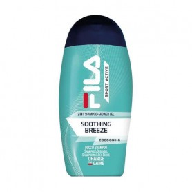 Парфюмированный шампунь-гель для душа Fila Sport Active Soothing Breeze унисекс, 250 мл
