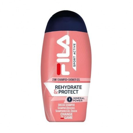 Парфюмированный шампунь-гель для душа Fila Sport Active Rehydrate & Protect женский, 250 мл