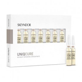 Восстанавливающий ночной концентрат для лица Skeyndor Uniqcure 8H Night Repairing Concentrate, 7*2 мл