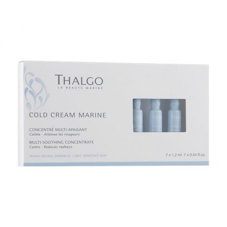 Успокаивающий концентрат для лица Thalgo Cold Cream Marine Multi Soothing Concentrate, для сухой кожи, 7*1.2 мл