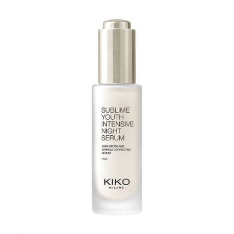 Ночная сыворотка для лица Kiko Milano Sublime Youth Intensive Night Serum против пигментных пятен и морщин, 30 мл