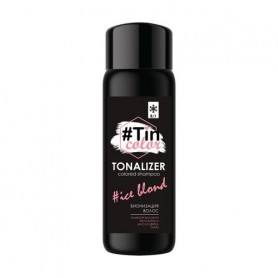 Шампунь-тоналайзер для волос Tin Color Colored Shampoo 8/1 Морозный блонд, 60 мл