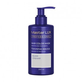 Тонирующая маска для волос Master LUX Professional Hair Color Mask 8 Серебряный, 200 мл