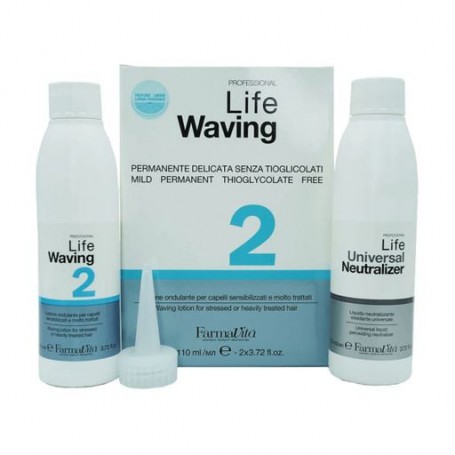 Набор для биозавивки FarmaVita Life Waving 2 для повреждённых волос, 2*110 мл